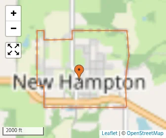 Area schools map